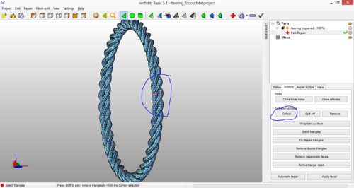 Rope ring CAD
