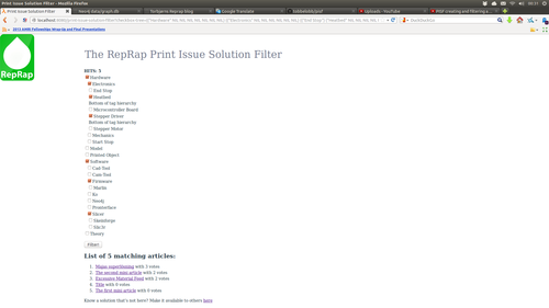 Print Issue Solution Filter